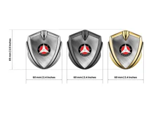 Mercedes Metall Kuppel Emblem Max Design Solides Metall